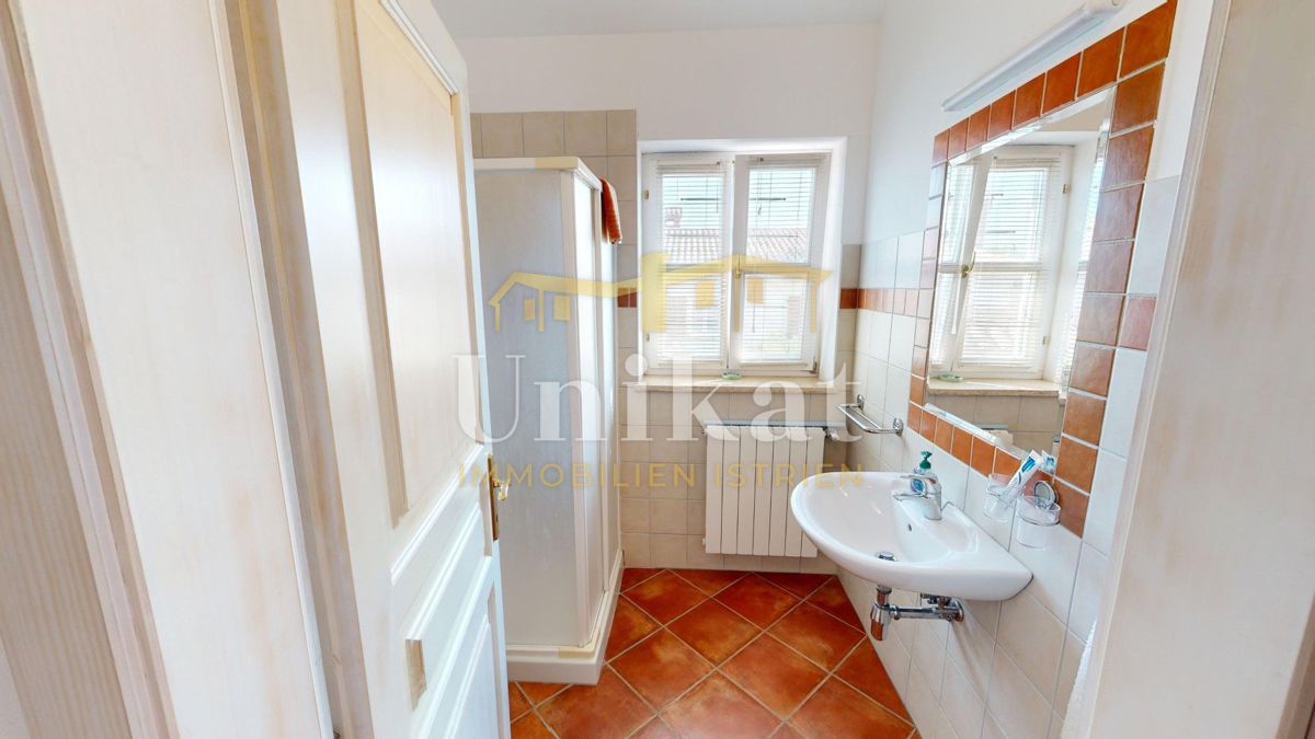 Dvojna hiša z bazenom v istrskem slogu